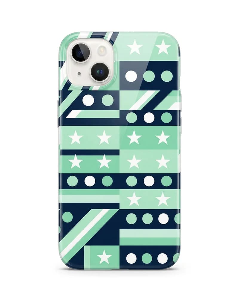 Mint navy match case