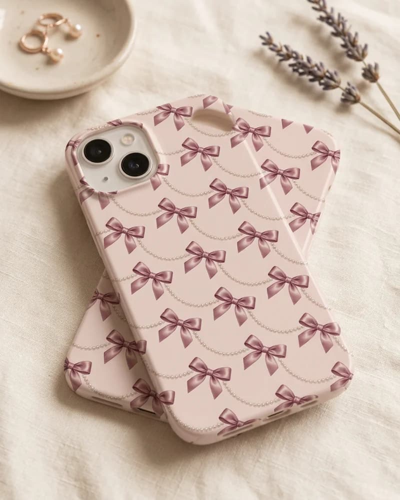 Pearl & bows case