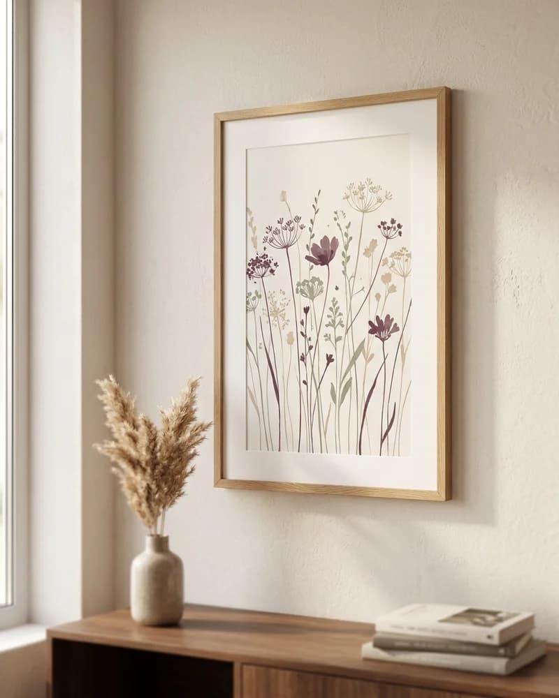 Wildflower meadow poster