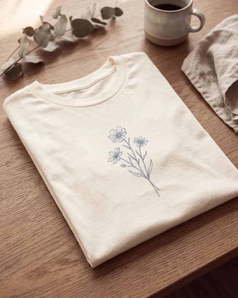Wildflower sprig tee