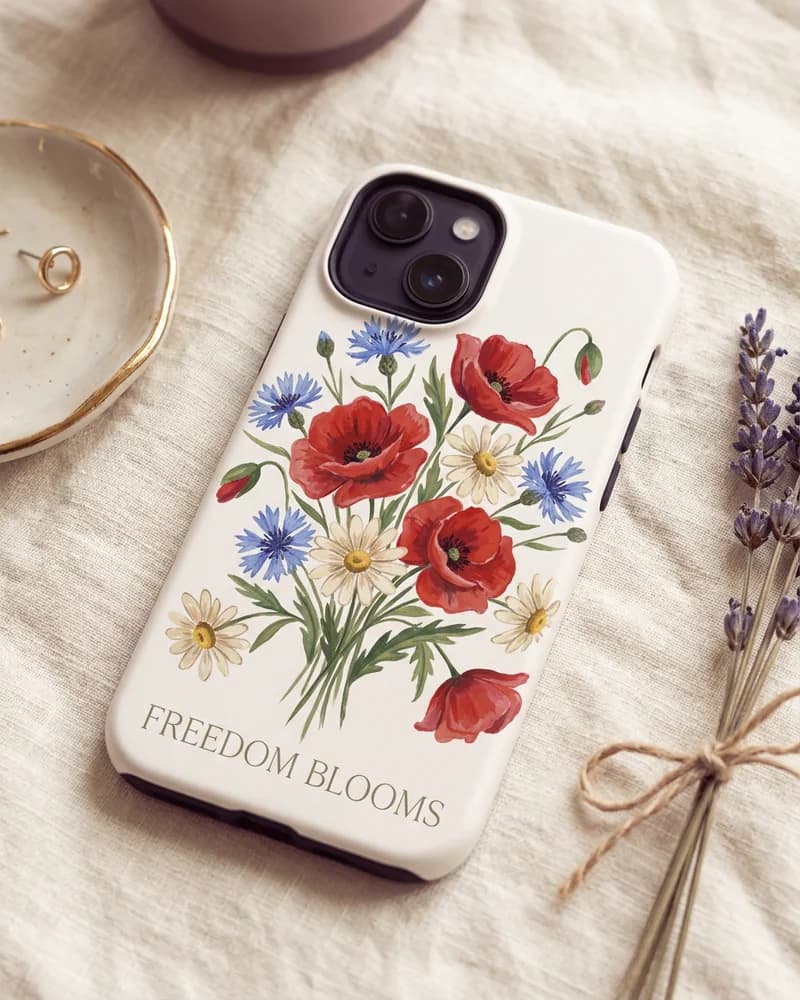 USA 250 Freedom Florals Phone Case Flexi case (iPhone)