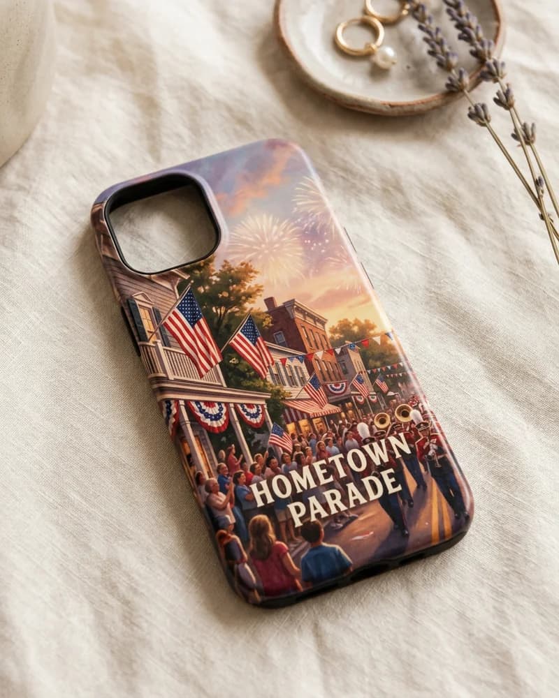 USA 250 Main Street Parade Phone Case Flexi case (iPhone)