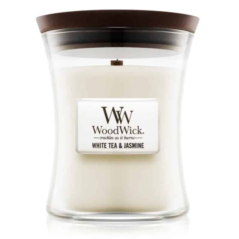 WoodWick Medium - White Tea & Jasmine