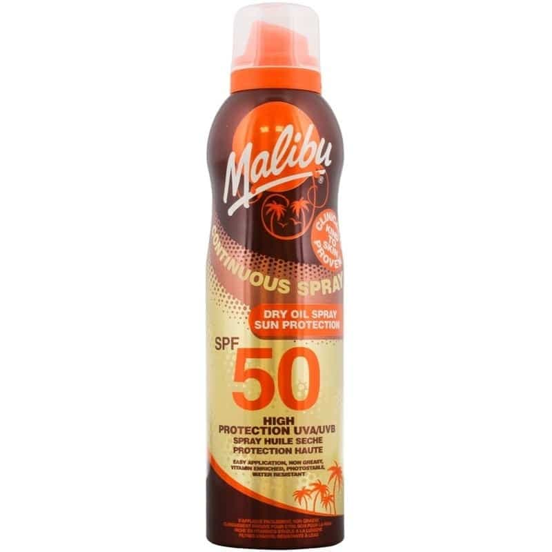 Malibu Sun High Protection Dry Oil Spray SPF50 175ml