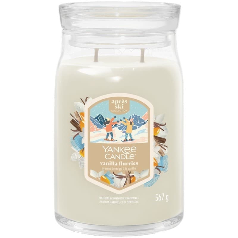 Yankee Candle Signature Large Jar Vanilla Flurries 567g