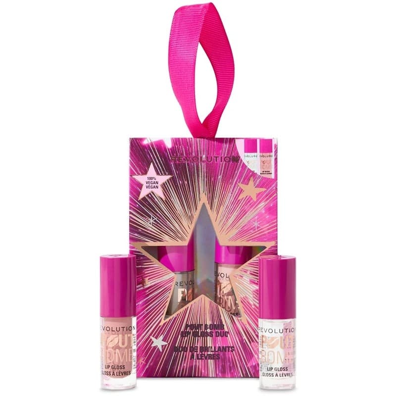Makeup Revolution Pout Bomb Plumping Mini Lip Gloss Set