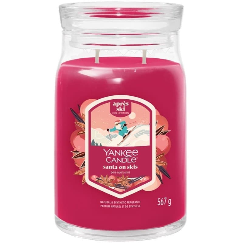 Yankee Candle Signature Large Jar Santa On Skis 567g