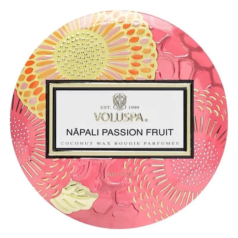 Voluspa Decorative Tin Candle Napali Passion Fruit 113g