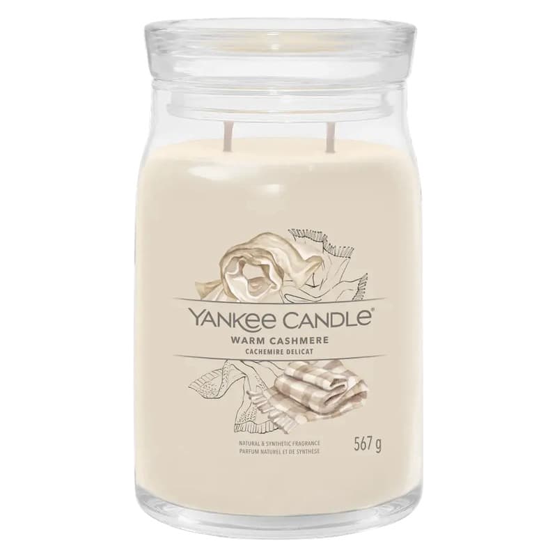Yankee Candle Signature Large Jar Warm Cashmere 567g