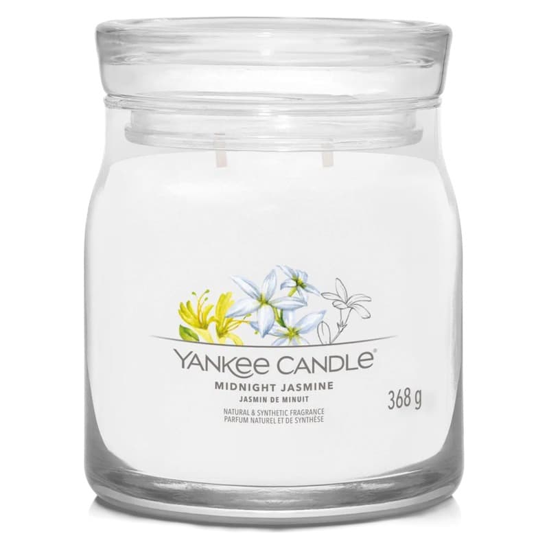 Yankee Candle Signature Medium Jar Midnight Jasmine 368g