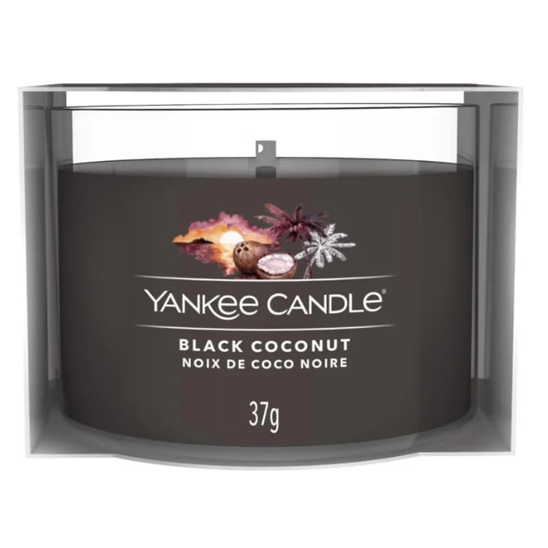 Yankee Candle Filled Votive Black Coconut 37g
