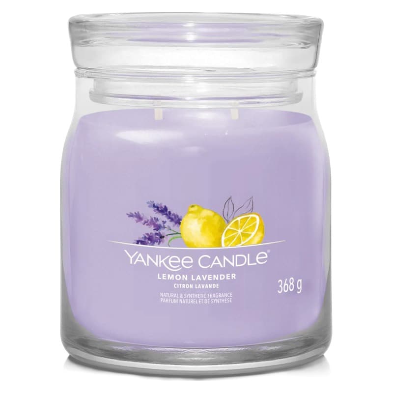 Yankee Candle Signature Medium Jar Lemon Lavender 368g