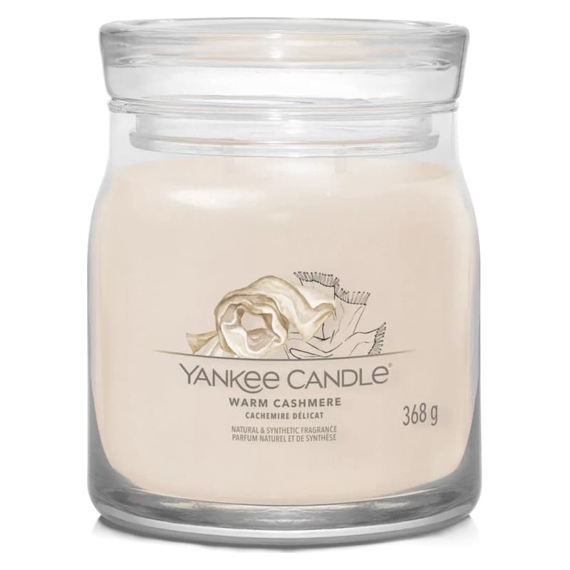 Yankee Candle Signature Medium Jar Warm Cashmere 368g