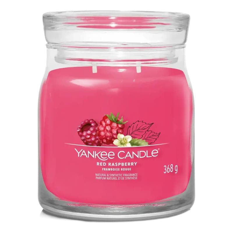 Yankee Candle Signature Medium Jar Red Raspberry 368g