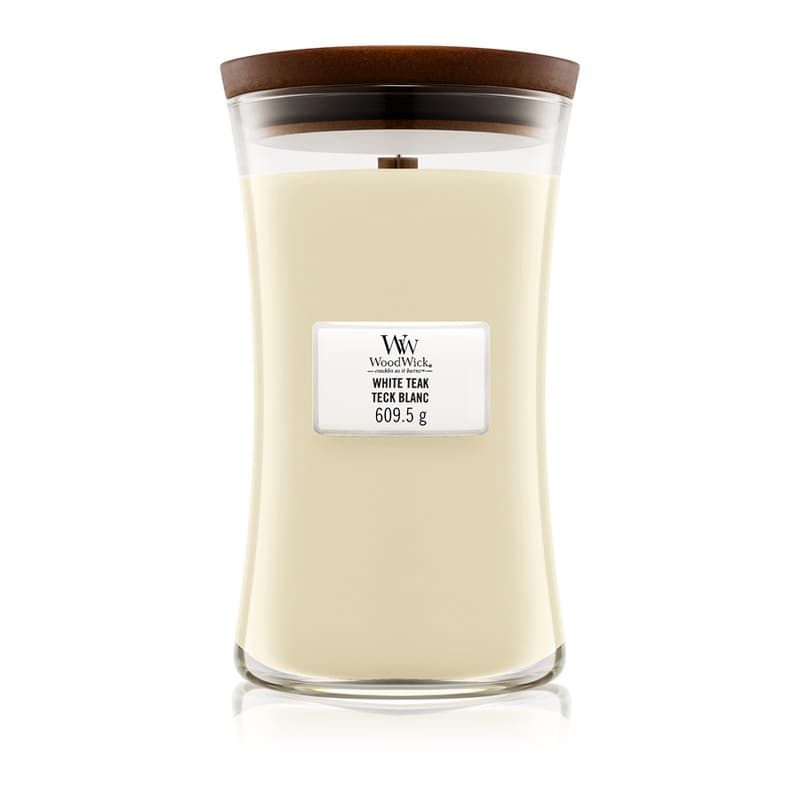 WoodWick Large - White Teak 609g