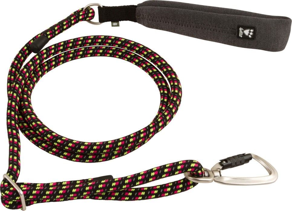Hurtta Adjustable Leash ECO 120-180cm/11 mm Neon Licorice