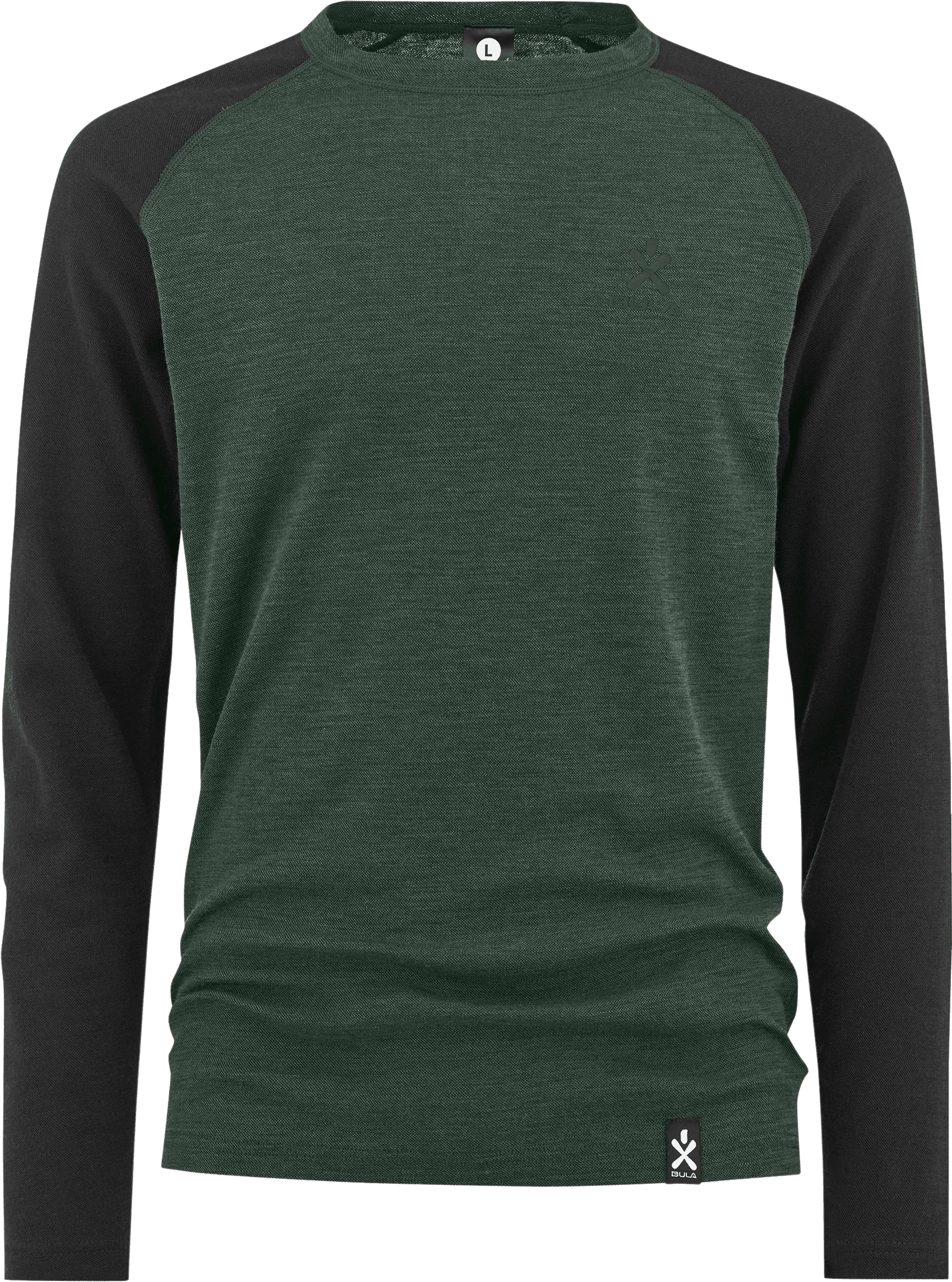 Bula M's Norm Merino Wool Crew Black
