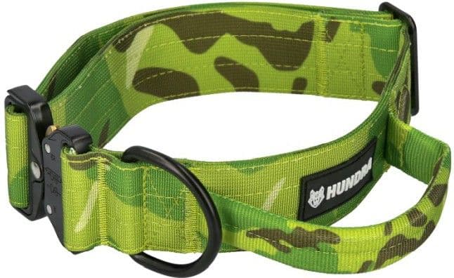 Hundra Tactical Dog Collar With Handle Camo