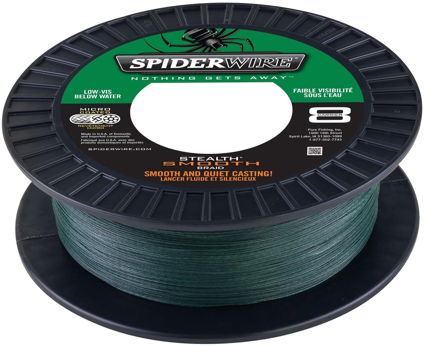 SpiderWire Stealth Smooth 12 Mørkegrønn 150m