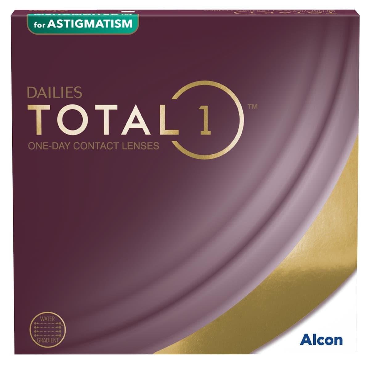 Dailies Total1 for astigmatism 90 pack