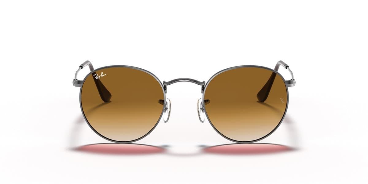 Ray-Ban RB3447N Round Flat Sølv