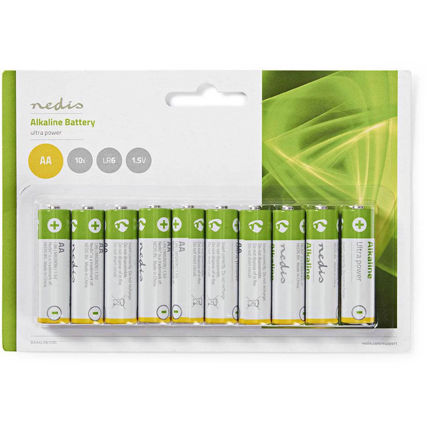 Nedis Batteri AA | 1.5 V | 10 st