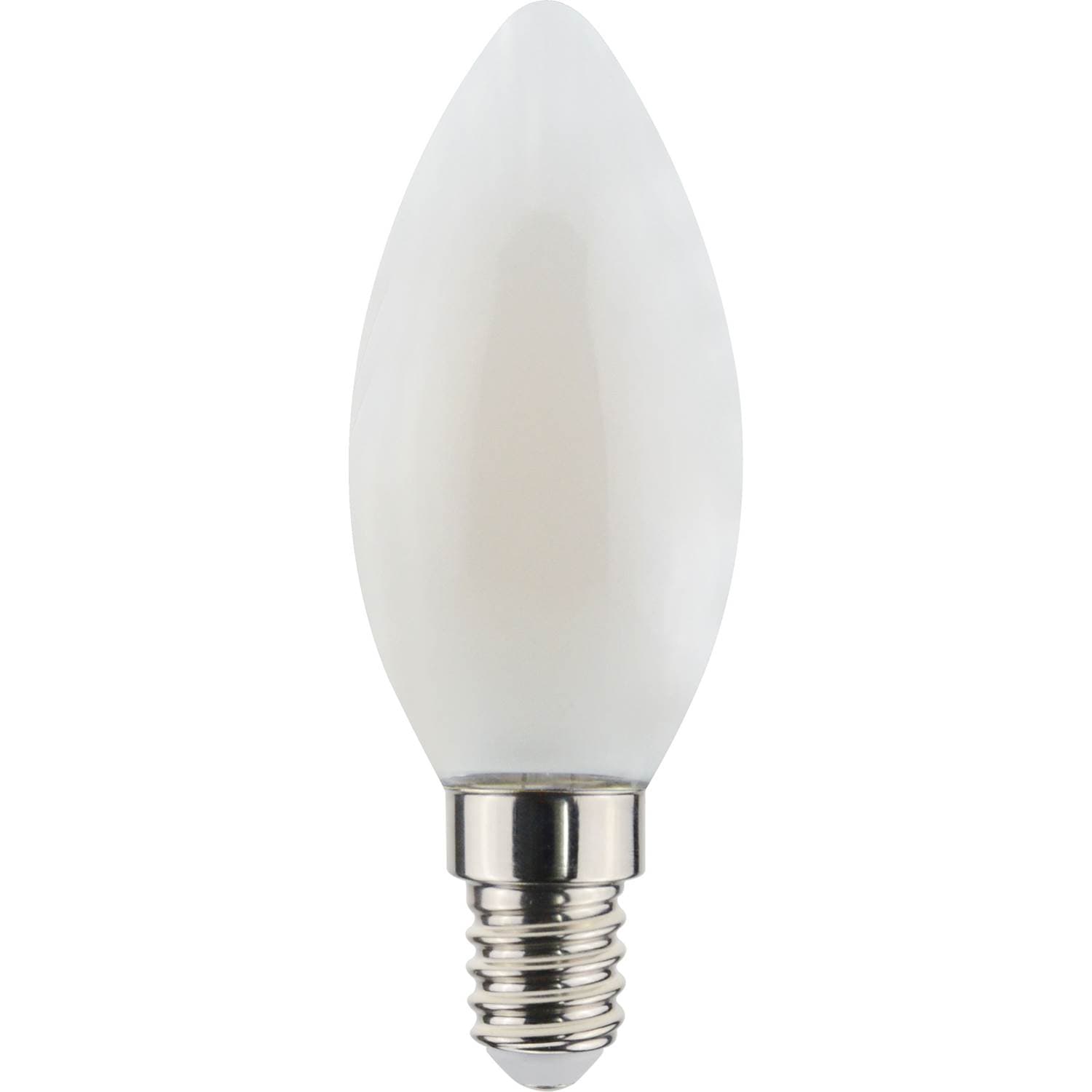 Elvita LED kron E14 470lm filament opal