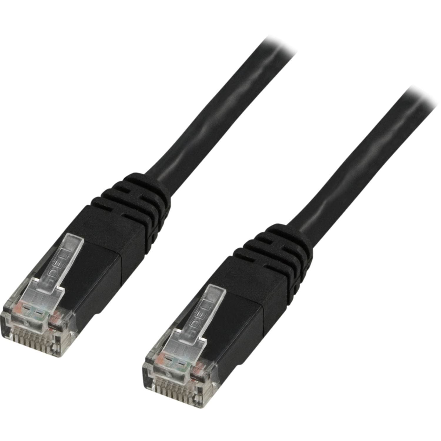 Deltaco Cat5e patchkabel, 1 m - svart