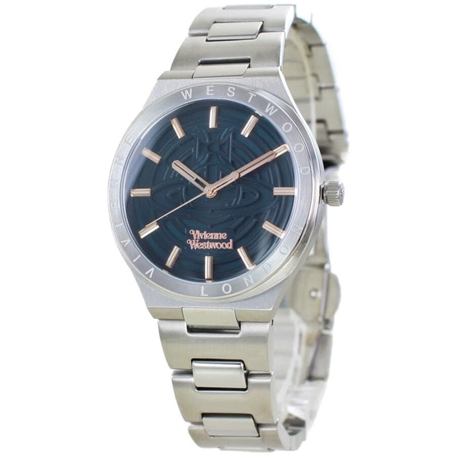 Vivienne Westwood Watch for Ladies Eltham Silver Tone Bracelet VV257TLSL