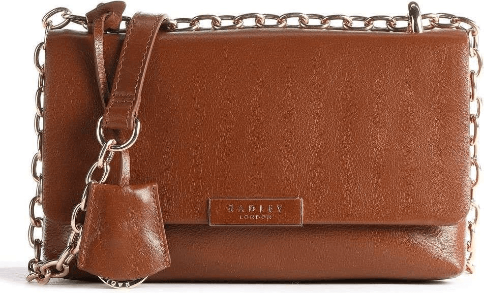 RADLEY London Mill Bay Large Flapover Crossbody Bag in Tortoise Brown H4187205