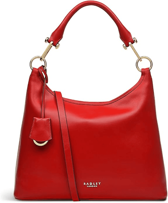 Radley CUBA STREET Medium Open Top Shoulder H6347551 Red Leather Bag
