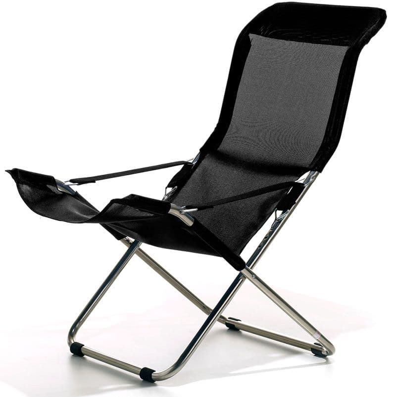 Fiam, Fiesta hvilestol svart aluminium