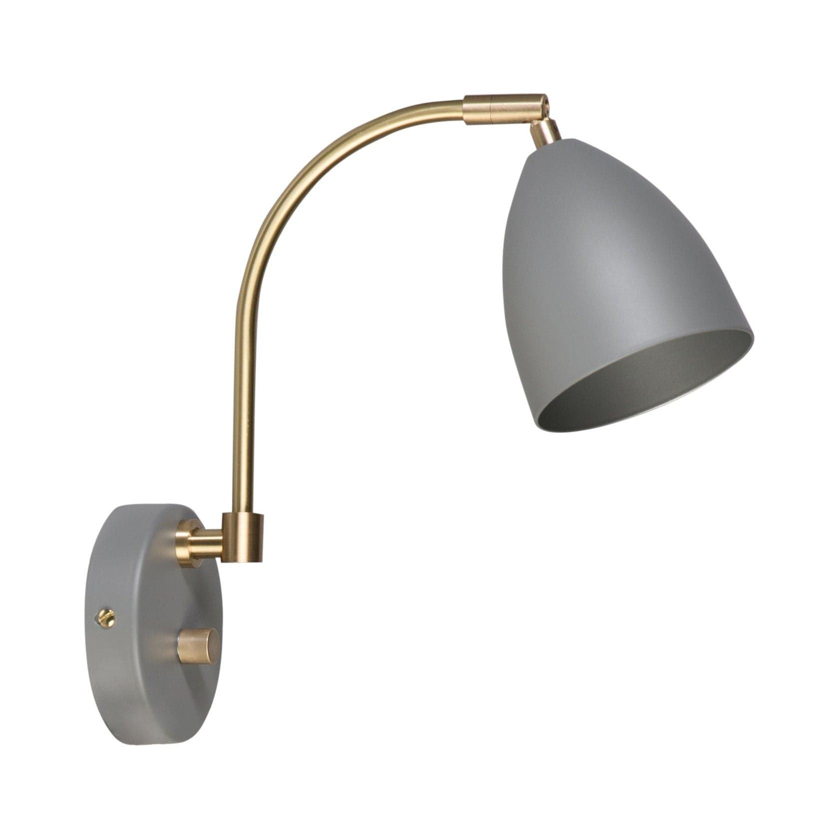 Belid, Deluxe vegglampe varm grå/messing Mr16
