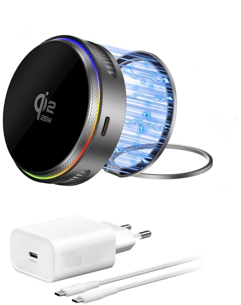 4smarts Qi2 25W Charger Set