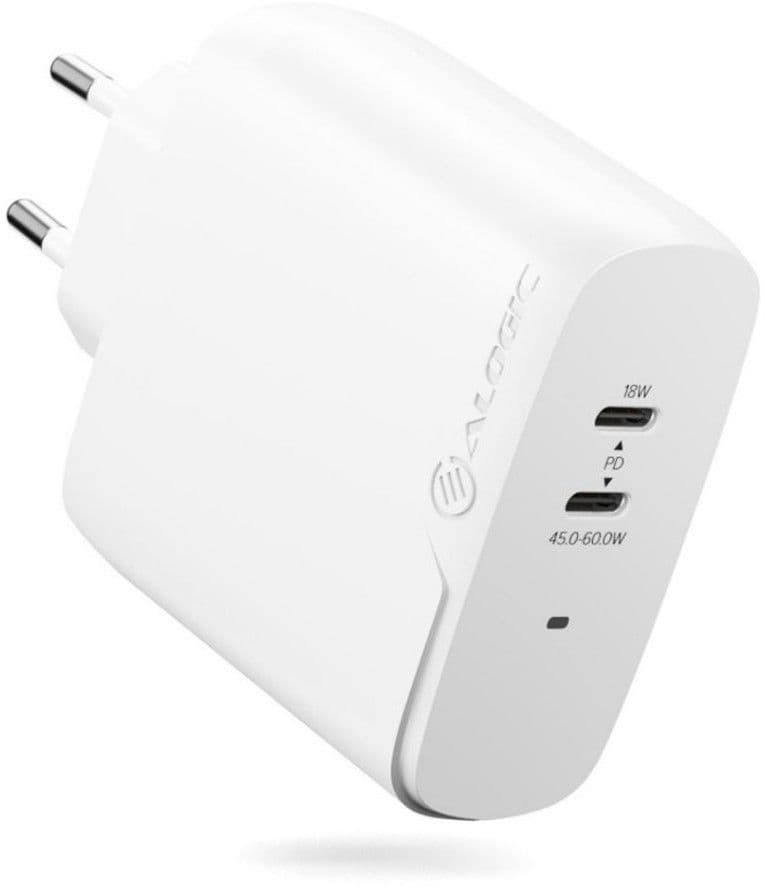 Alogic Rapid Power 45 + 18W Alogic lader med 2 porter