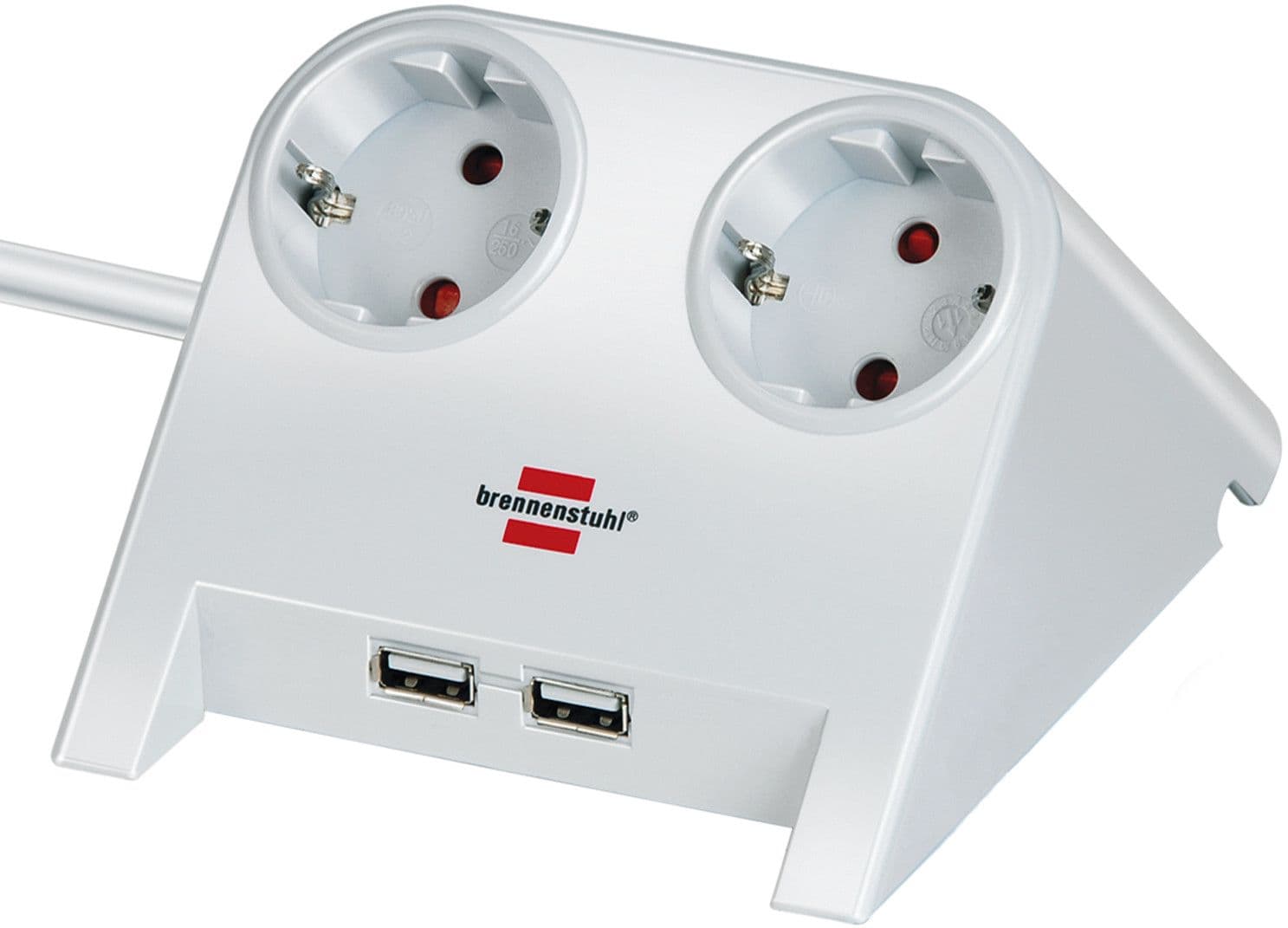 Brennenstuhl DesktopPower USB Charger - Hvit