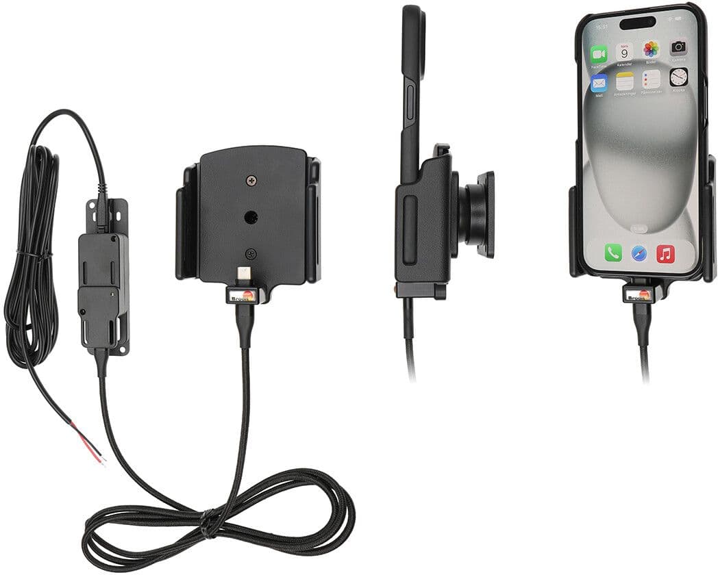 Brodit Aktiv holder for fast installasjon 727370 (iPhone 17/17 Pro/16e/16/16 Pro/15/15 Pro)