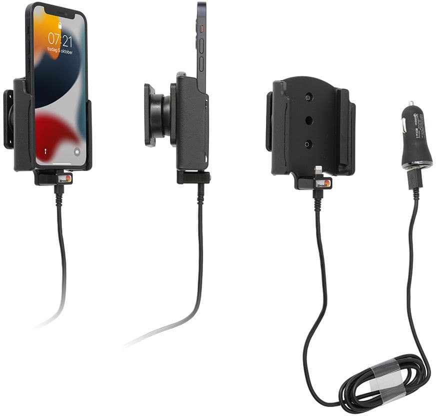 Brodit Aktiv holder med cigg-plugg 721275 (iPhone 13 mini)