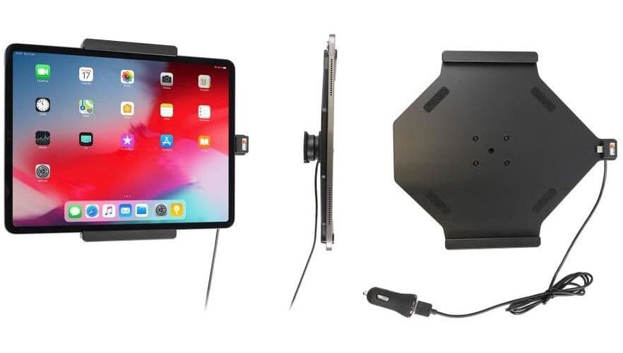 Brodit aktiv holder med USB-C-lading 721095 (iPad Pro 12,9 gen 3/4)