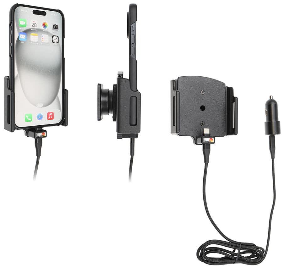 Brodit Aktiv holder med USB-C-lading 721377