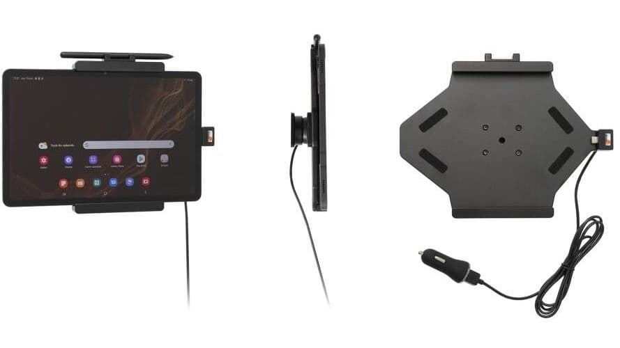 Brodit Aktiv holder med USB-kabel og sigaadapter 721308