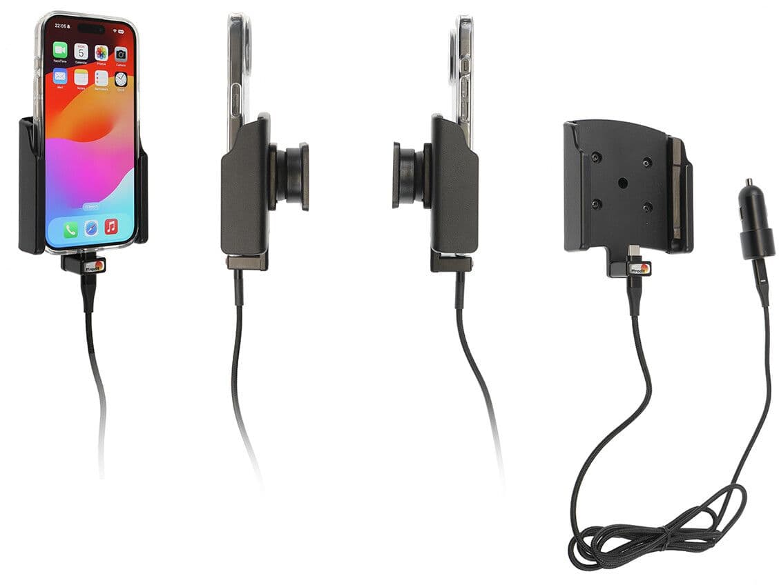 Brodit Aktiv holder + Mobildeksel 721394 (iPhone 15 Pro)