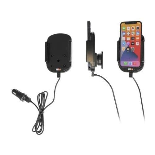 Brodit Active Qi holder med cig-plug 718234 (iPhone 12 mini)