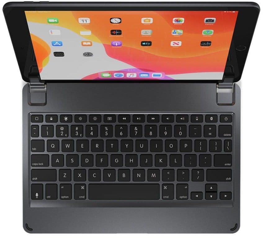 Brydge-tastatur (iPad 10.2) - aluminium - Romgrå