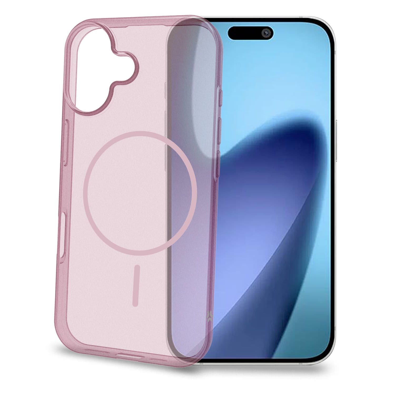 Celly Magsand MagSafe-deksel (iPhone 17) - Rosa