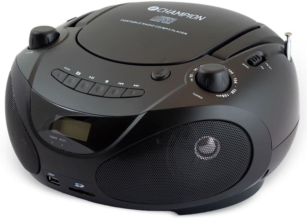 Champion Portable Boombox - Svart