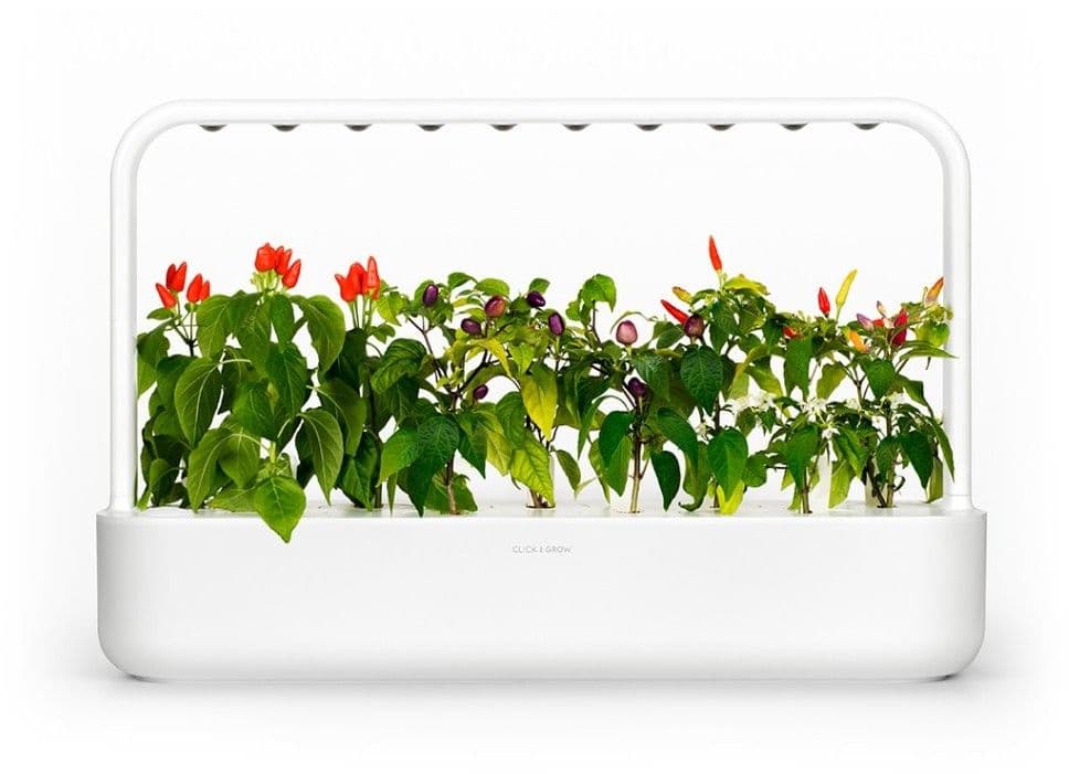 Click And Grow Smart Garden 9 Start Kit - Smart dyrkning - Hvit