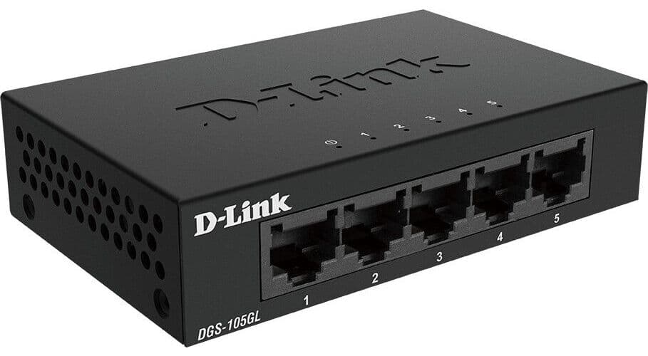 D-Link 5-ports Gigabit Uadministrert Ethernet-svitsj