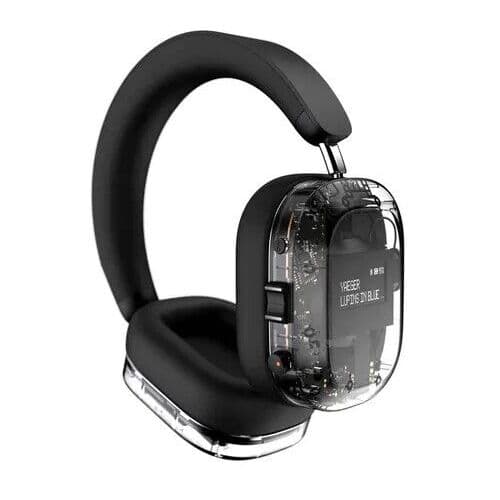 DeFunc Mondo Over-Ear ANC Bluetooth Headset - Transparent