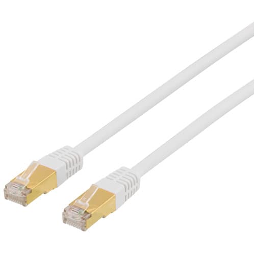 Kjøp Deltaco Hvit nettverkskabel CAT7 S/FTP - 5 m
